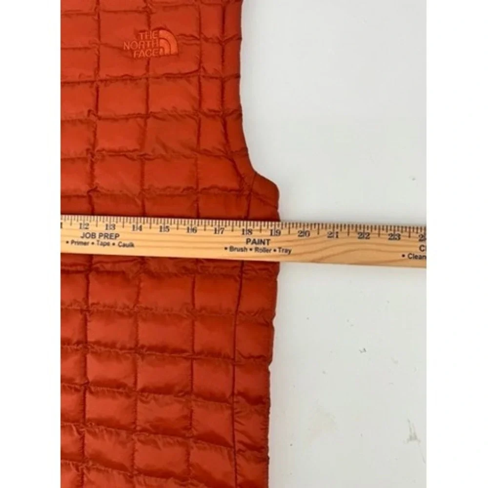 The North Face‎ Nano Puffer Vest Mens Small Thermoball Eco Burnt Orange Quilted